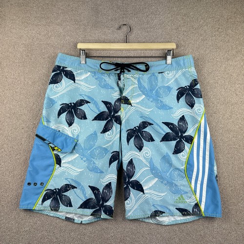 Adidas blau blumen boardshorts - adidas,